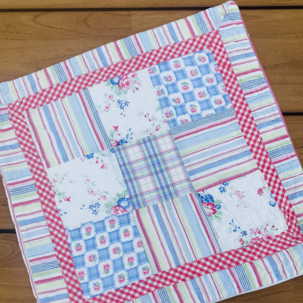 GreenGate kviltat kuddfodral, 50 × 50 cm